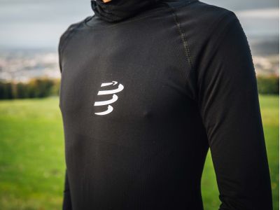 COMPRESSPORT 3D Thermo UltraLight Racing mikina, čierna