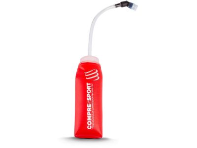 COMPRESSPORT ErgoFlask + Long tube kulacs, 600 ml, piros