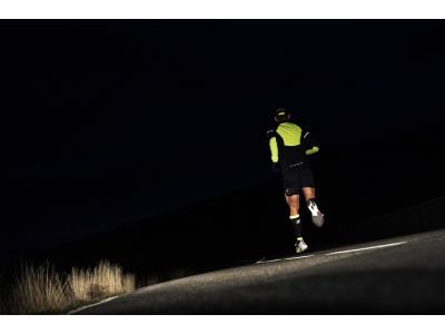 Jachetă antivânt COMPRESSPORT Hurricane, Flash Black/Fluo Yellow