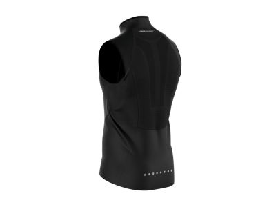 COMPRESSPORT Hurricane winddichte v2 Weste, schwarz