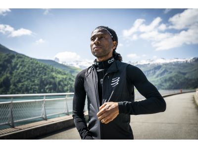 Vesta COMPRESSPORT Hurricane Windproof v2, neagra