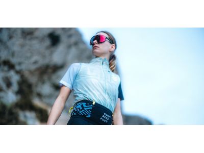 COMPRESSPORT Hurricane Windproof v2 női mellény, ugar/Ice Print