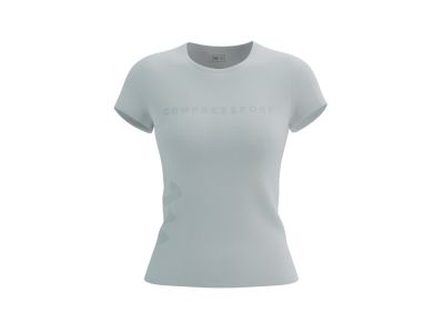 COMPRESSPORT Logo Damen T-Shirt, weiß