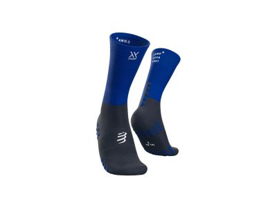 COMPRESSPORT Mid Compression ponožky, Blue Lolite