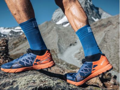 COMPRESSPORT Mid Compression zokni, Blue Lolite