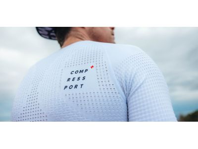 Tricou COMPRESSPORT On/Off SS, alb