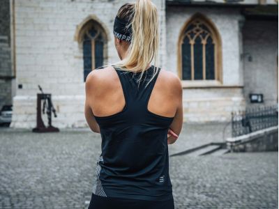 Damski podkoszulek na ramiączkach COMPRESSPORT Performance Singlet, liliowy