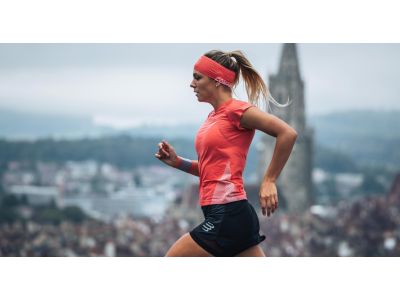 Tricou de damă COMPRESSPORT Performance, Coral