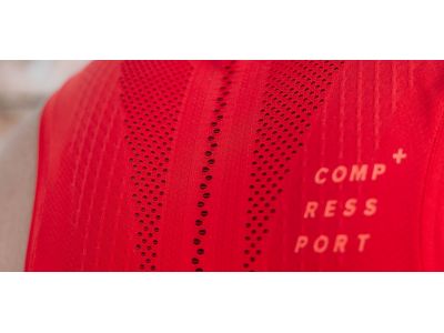 Podkoszulek COMPRESSPORT Pro Racing, czerwony Samba