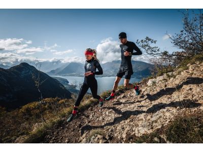 Șosete COMPRESSPORT Pro Racing Winter Trail, Mosaic Blue/Negru