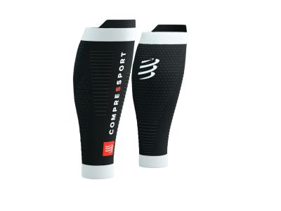 COMPRESSPORT R2 3.0 návleky na lýtka, čierna/biela