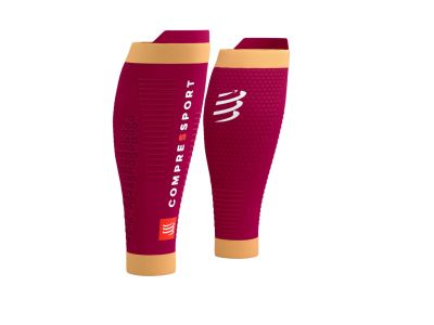 Rękawy COMPRESSPORT R2 3.0, perska czerwień/płonąca pomarańcza