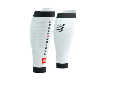 COMPRESSPORT R2 3.0 calf covers, white/black