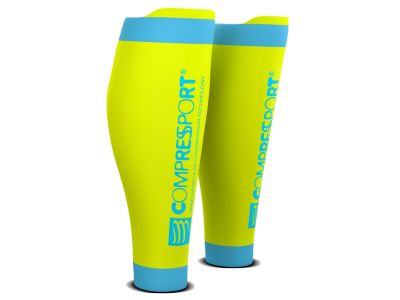 COMPRESSPORT R2 V2 návleky na lýtka, Fluo Yellow