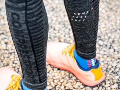 COMPRESSPORT Futó női leggings, fekete