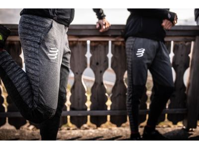 COMPRESSPORT Pantaloni fără cusături, negri