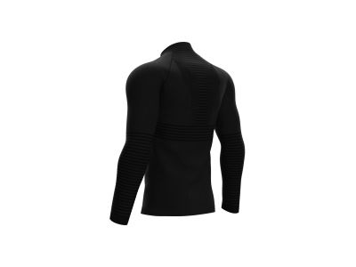 COMPRESSPORT Nahtloses Sweatshirt, schwarz