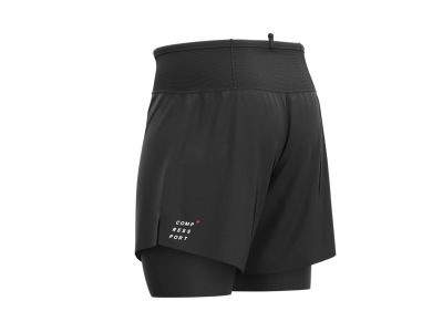 Spodnie COMPRESSPORT Trail 2 w 1, czarne