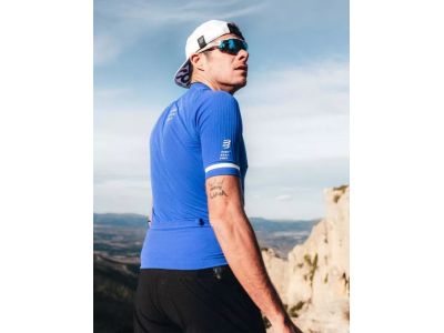 Tricou COMPRESSPORT Trail Postural, negru/rosu