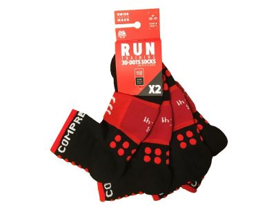 COMPRESSPORT Training zokni, 2 pár, fekete