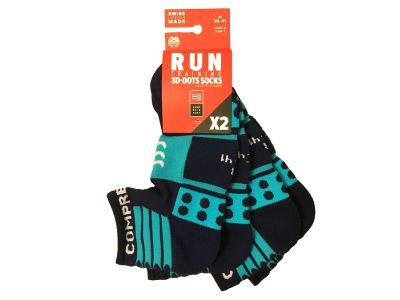 COMPRESSPORT Training Socken, 2 Paar, blau