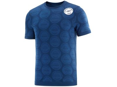 COMPRESSPORT Trainingsabzeichen-T-Shirt, Mont-Blanc-Blau