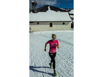 Tricou damă COMPRESSPORT Training v1, Pink Melange