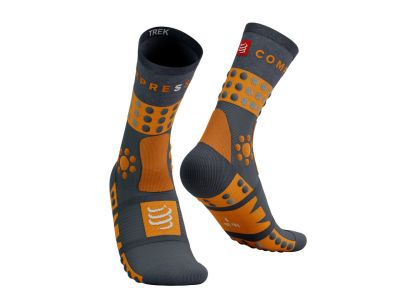 COMPRESSPORT Trekking socks, black/red/white