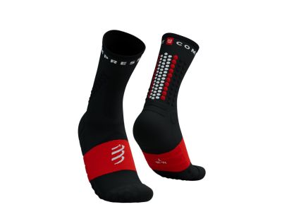 COMPRESSPORT Ultra Trail V2.0 ponožky, čierna/červená