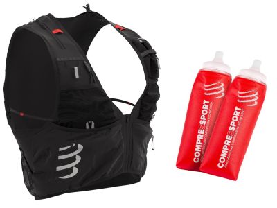 Vestă COMPRESSPORT UltRun S Evo, 15 l, neagră