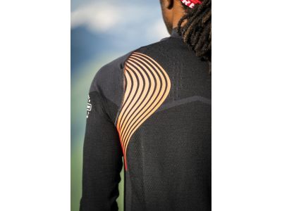 COMPRESSPORT Winter Trail Postural T-shirt, black/red