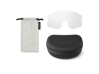 Smith Momentum Brille, mattierter Stein/Moos/ChromaPop-grüner Spiegel