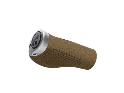 Ergon GP1 Evo Biokork Single Twist Shift grips, brown