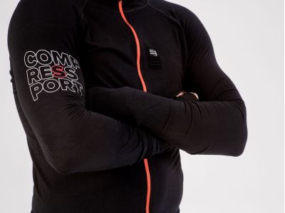 COMPRESSPORT 3D Woodpulp Sweatshirt, schwarz