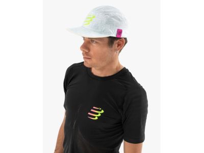 Șapcă COMPRESSPORT 5 Panel Light, imprimare cu zahăr/gheață