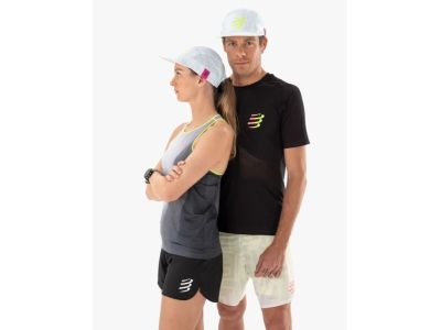 Șapcă COMPRESSPORT 5 Panel Light, imprimare cu zahăr/gheață