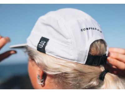 Șapcă COMPRESSPORT 5 Panel Light, imprimare cu zahăr/gheață