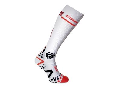 COMPRESSPORT Full V2.1 ponožky, biela