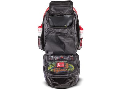 COMPRESSPORT GlobeRacer backpack, 35 l, black/red