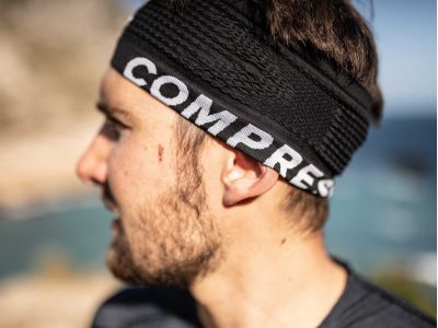 Owijka na głowę COMPRESSPORT ON/OFF, czarna