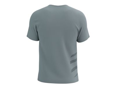 Tricou cu logo COMPRESSPORT, aliaj/gri de oțel