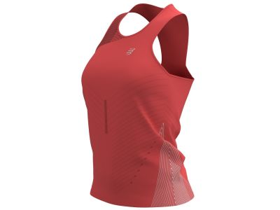 Damski podkoszulek na ramiączkach COMPRESSPORT Performance Singlet, koralowy