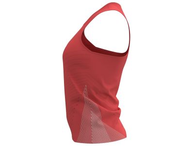 Top de damă COMPRESSPORT Performance Singlet, Coral