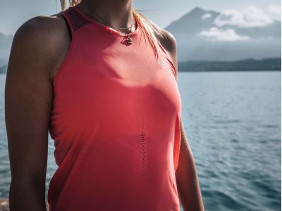 COMPRESSPORT Performance Singlet dámske tielko, Coral