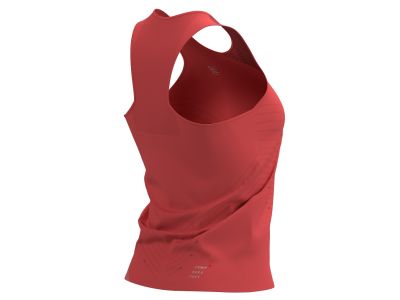 Damski podkoszulek na ramiączkach COMPRESSPORT Performance Singlet, koralowy