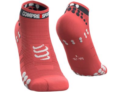COMPRESSPORT Pro Racing v3.0 Run Low socks, Coral