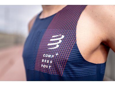 COMPRESSPORT ProRacing Singlet tielko, modrá