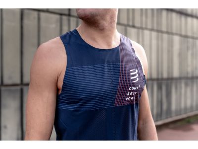 COMPRESSPORT ProRacing Singlet, blau