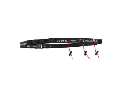 COMPRESSPORT Race Belt pás na štartové číslo, čierna