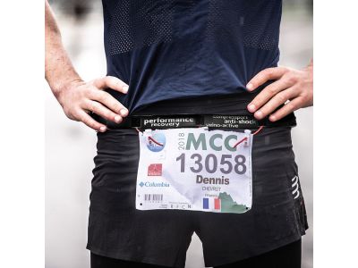 COMPRESSPORT Race Belt pás na štartové číslo, biela